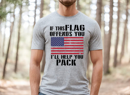 If This Flag Offends You Graphic Tee