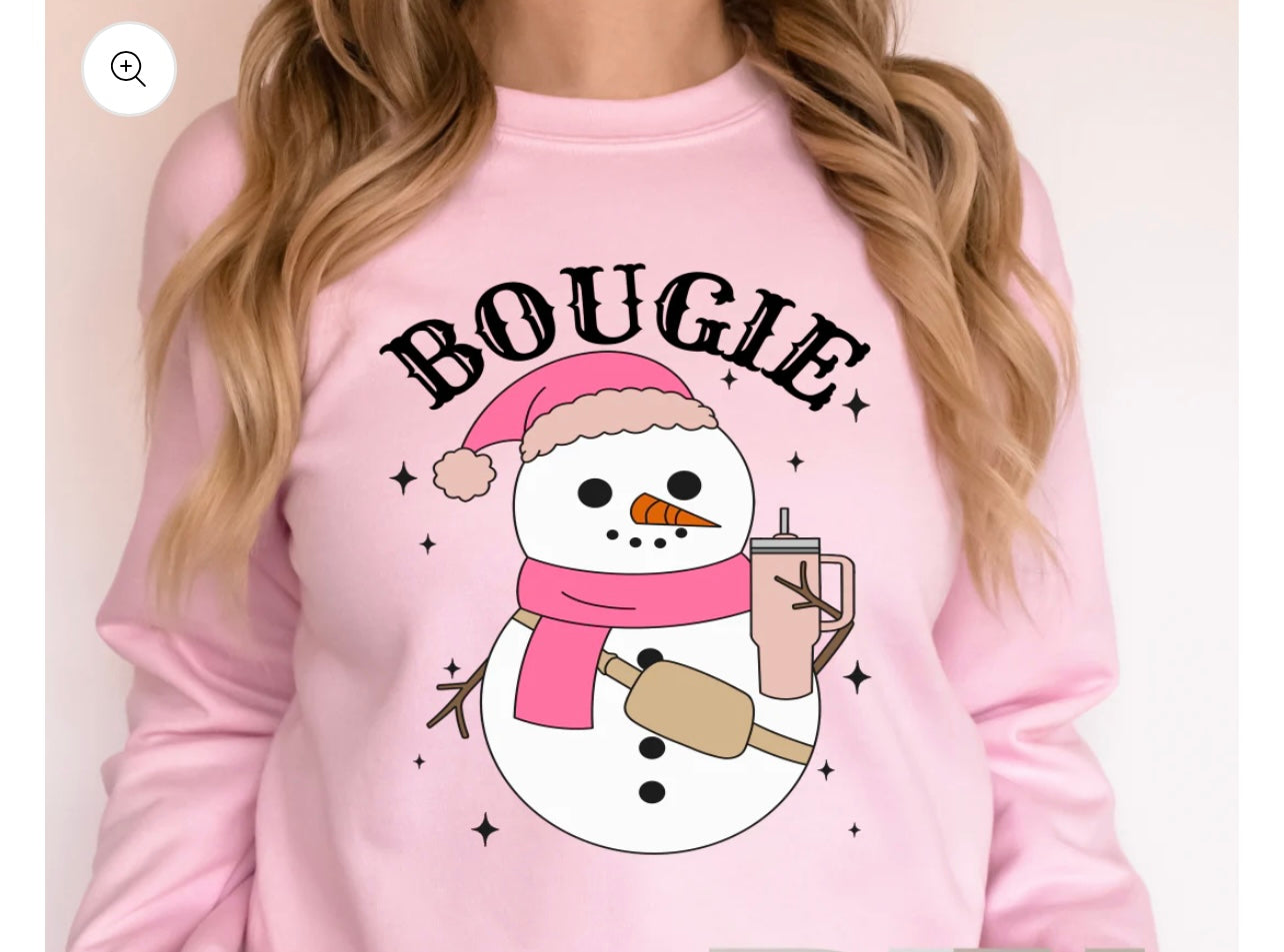 Bougie Snowman Crewneck Sweatshirt